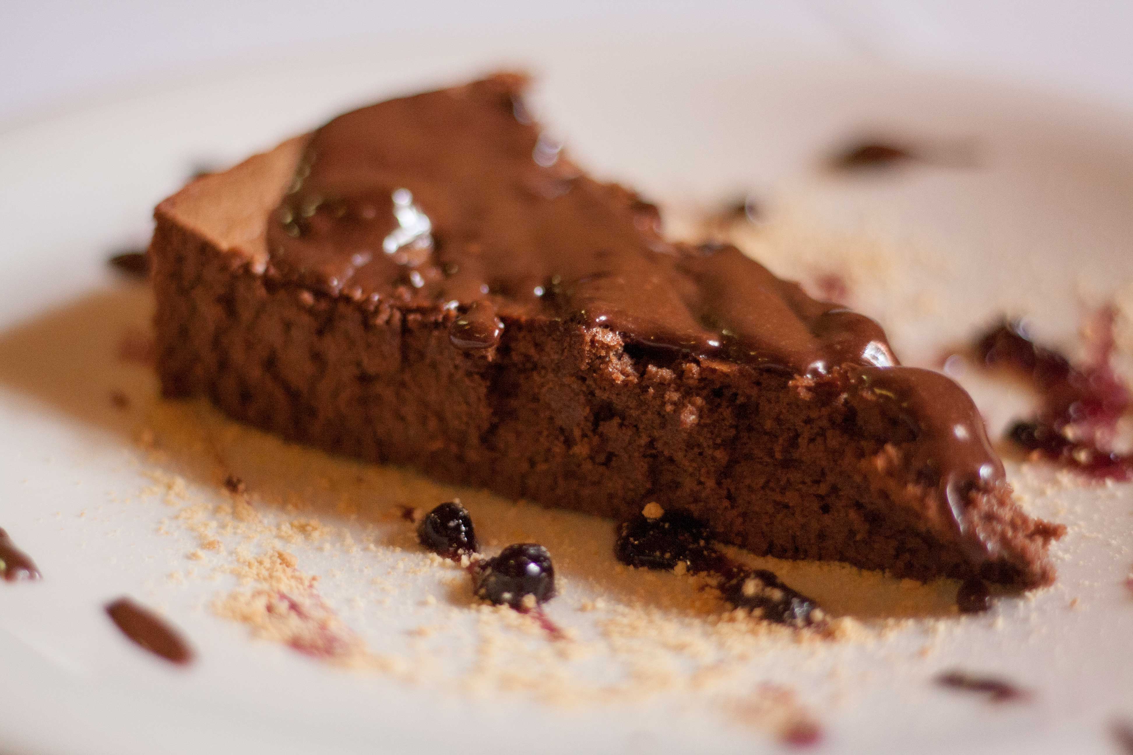 Tarta de chocolate casera